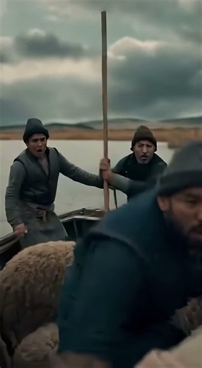 Anaconda Attacks Uzbeks Transporting Herd by Boat