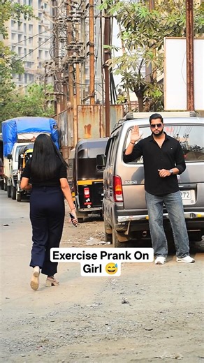 Exercise Prank On Girl 😅 #comedy #viral #funny #trending #shorts #prank #exercise