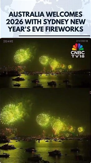 Australia Welcomes 2026 With Sydney New Year's Eve Fireworks | New Year 2026 Celebrations | N18G