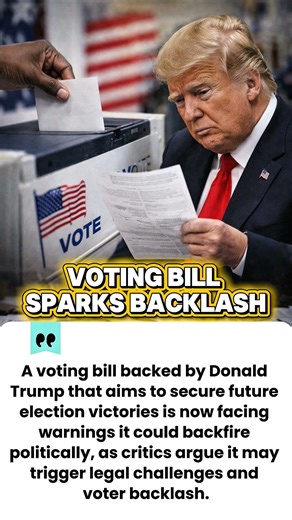 Trump-Backed Voting Bill Could Backfire, Critics Warn #trump #election #saveact #maga #dems #news