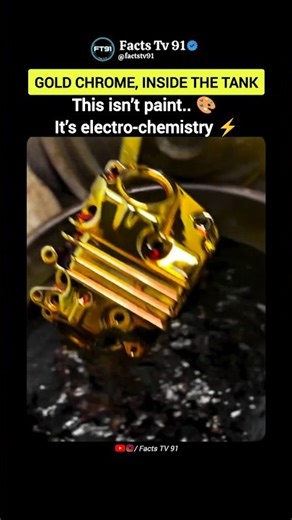 Gold Chrome Plating Process ✨