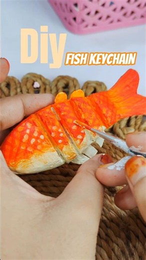 *VIRAL* Fish Keychain🐟🧡 | Diy |#shorts #diy #viral #trending #craft #art #artideas #youtubeshorts