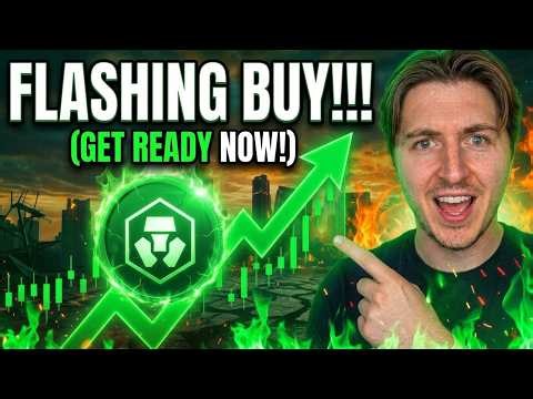 Crypto.com CRO Coin FLASHING BUY!!! (GET READY NOW!)
