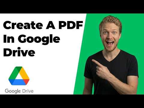 How To Create A PDF In Google Drive (Easy Guide)