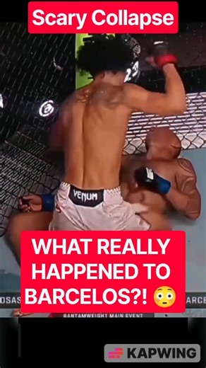 WHAT REALLY HAPPENED TO RAONI BARCELOS?! 😳 Rosas Jr. Fight Ends in SCARY Collapse