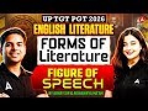 UP TGT PGT 2026 English Literature | William Shakespeare & Forms of Literature |