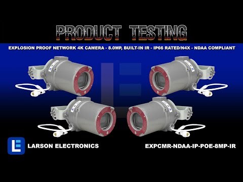 Explosion Proof Network 4K Camera - 8.0MP, Built-in IR - IP66 Rated/N4X - NDAA Compliant