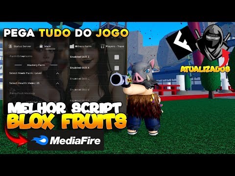 SAIU AGORA!!💥 NOVO SCRIPT BLOX FRUITS PARA CELULAR NOVAS FUNÇÕES AUTO FARM - (MOBILE e PC)