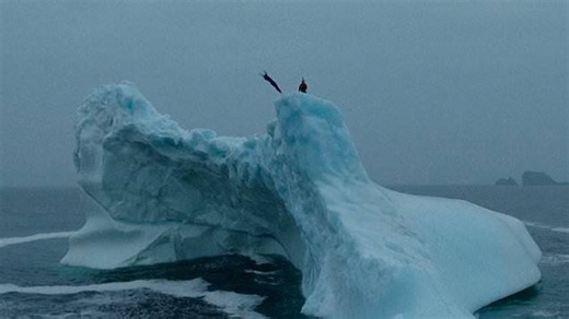 First woman in history to take daring cliff jump plunge