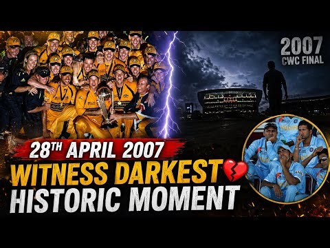 Darkest World Cup Final💔, Nightmare For Australia, #cricket #australia #worldcup #history 2007 Final