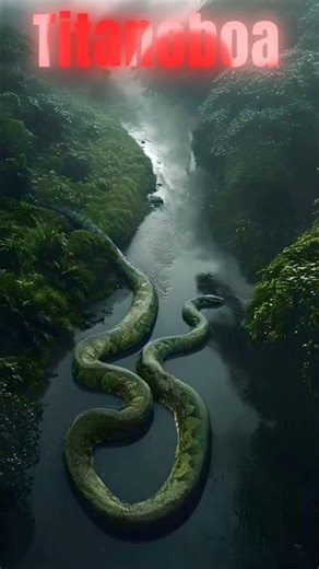World Largest Snake Titanoboa #shorts #science #facts #mystery #ytshorts #nobatidao