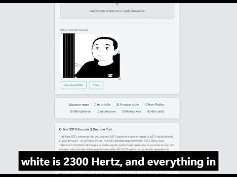 Online SSTV Encoder & Decoder Tool Free | Robot36, Martin, Scottie | Audio & Image Converter