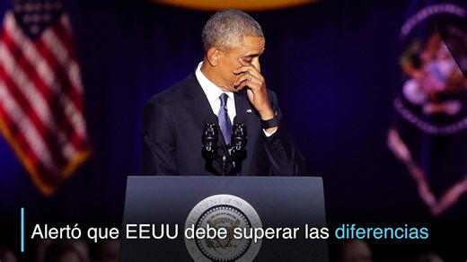 Los mejores momentos del discurso de despedida de Barack Obama