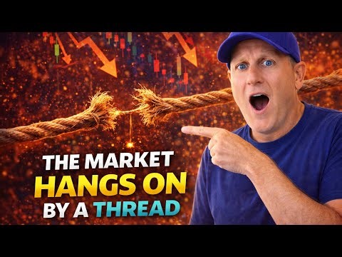 The Market Hanging On By A Thread! What Happens Next!