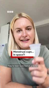 Could menstrual cups be useful for female astronauts in space? - BBC World Service #shorts