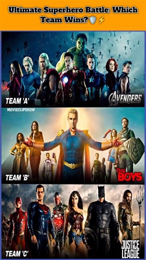 Ultimate Superhero Battle ⚡ Team A vs Team B vs Team C — Which Team Wins? 😱🔥