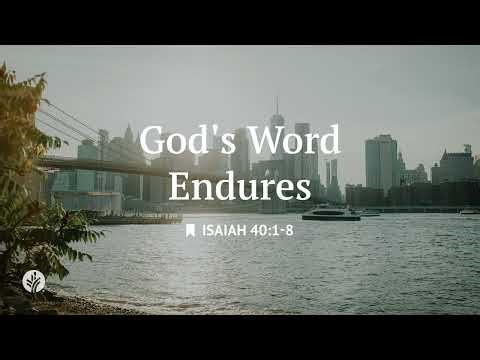 God's Word Endures | Audio Reading | Our Daily Bread Devotional | May 11, 2026