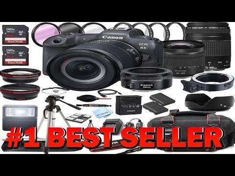Canon EOS R5 Mirrorless Digital Camera With RF 24 105mm f 4 7.1 STM Lens - B0C5JQJSHM