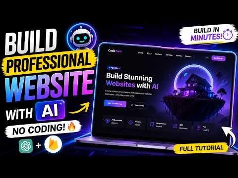 How I Built a Professional Website Using AI