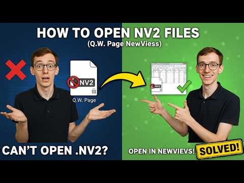 How to Open NV2 Files (Q.W. Page NewViews)