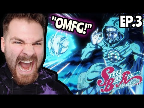 WAIT... NO F***ING WAY!! | STEEL BALL RUN - EPISODE 3 | JOJO'S BIZARRE ADVENTURE *PART 7* | REACTION