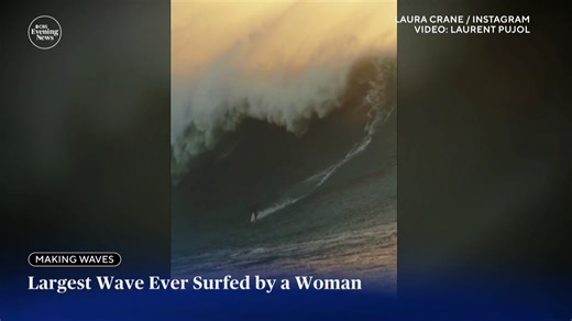 Laura Crane's Historic Surf at Nazaré, Portugal