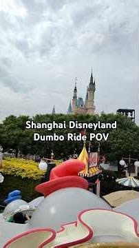 Riding Dumbo at Shanghai Disneyland! #shorts