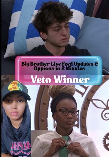 THE VETO COMPETITION IS OVER, AND NOW WE KNOW THE SECOND PERSON OFFICIALLY MAKING IT TO FINALE NIGHT! BIG BROTHER LIVE FEED UPDATES, SPOILERS & OPINIONS IN TWO MINUTES! DREW WON THE POWER OF VETO, which means he will be joining Taylor on finale night, and baby, the IRONY of what happens next is not lost on me! Drew is about to become the SOLE VOTE TO EVICT, meaning after spending this entire season up the Survivor Icons’ tails, doing their dirty work, protecting them and trying to make Final Thr