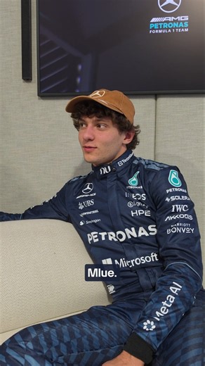 Rocking mlue all weekend in Austin 💙 🩵 😎 #f1shorts #mercedesf1