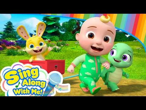 Wheels on the Bus 🚌 Fantasy Animals | JJ'S FANTASY ANIMALS! | Sing Along With Me! | Kids Songs