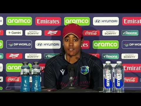 Watch Captain Hayley Matthews West Indies #T20WomesWorldCup 2026 Pre Match Media Conference