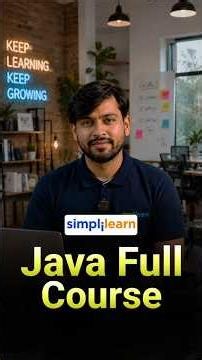 Java Programming Full Course 2026 | Complete Java Tutorial For Beginners | #Shorts | #Simplilearn