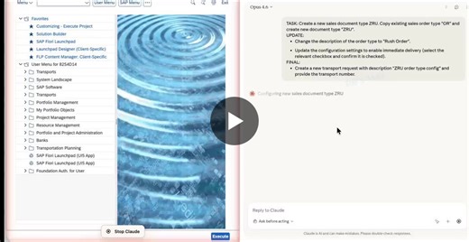 Okay this is exciting 👀 Here’s what’s happening: 👉 Take SAP GUI 👉 Combine it with Python 👉 Add an AI agent on top Now you can execute SAP transactions with simple instructions. For… | Dilan Ballikaya🌱 | 16 comments