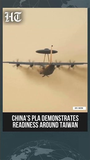 China's PLA Releases Video Showing Combat Readiness During Military Drill Around Taiwan | #shorts