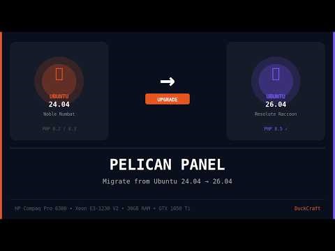 Pelican Panel Ubuntu 26 Migration