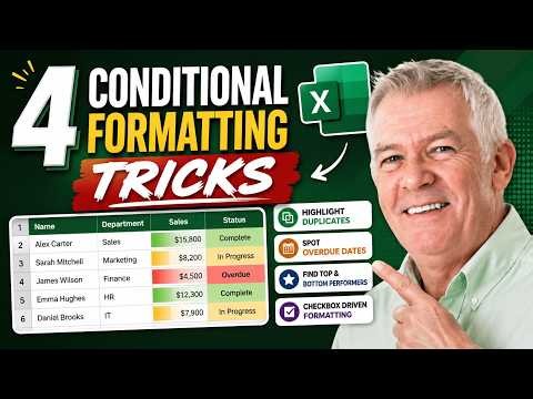 Make Excel Work for You with These 4 Conditional Formatting Tricks