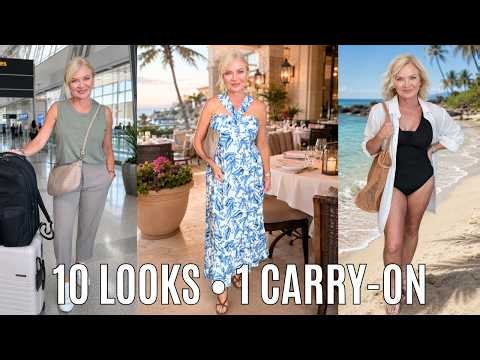 10 Outfits • Carry-On Only (Summer Travel Capsule Wardrobe)
