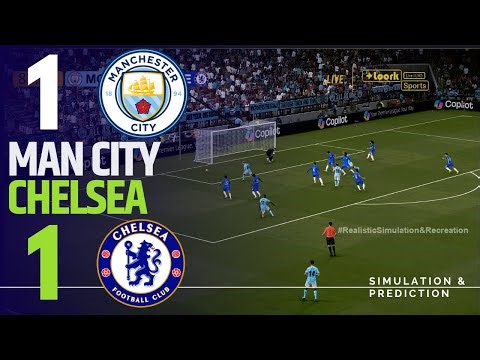 MANCHESTER CITY 1-1 CHELSEA | PREMIER LEAGUE 2025-2026 | Match Highlights Simulation/Recreation