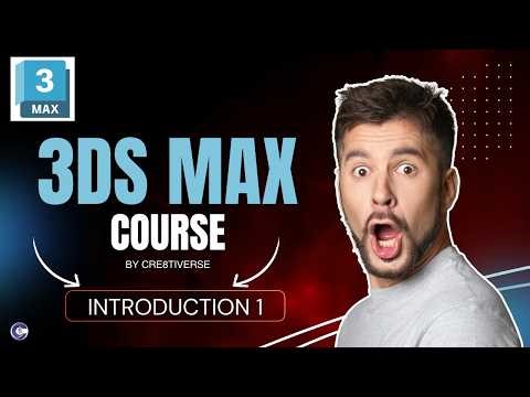 3ds Max Beginner Tutorial Part 1 | Viewport, Ribbon, Command Panel & Navigation (1)