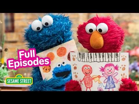 Elmo & Friends Makes Art! 🖌️🎨 | FOUR Sesame Street Full Episodes