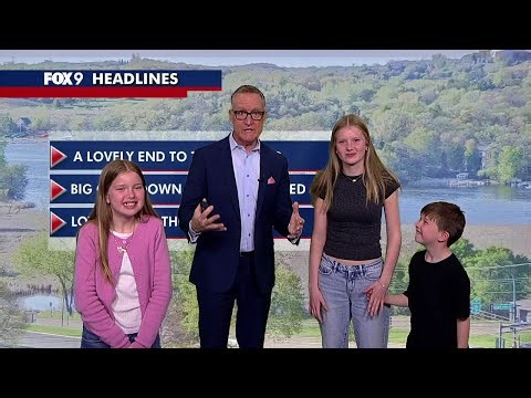 MN weather: Kids take over Ian Leonard's forecast