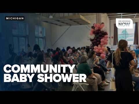 Hundreds of local Michigan expecting mothers come together for a Community Baby Shower