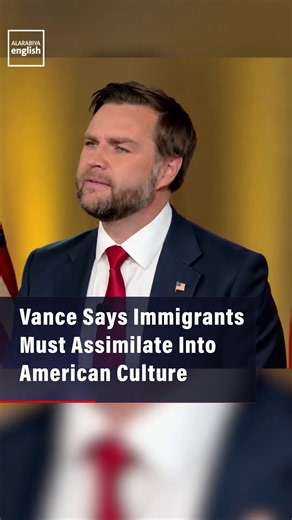 US Vice President JD Vance says immigrants entering the country should fully assimilate into American culture to become Americans, criticizing Democrats for supporting candidates such as Abdul el-Sayed and James Talarico, whom he says reject the idea of assimilation.