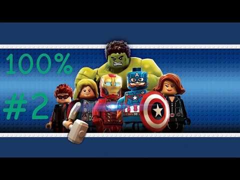 Lego Avengers 100% walkthrough part 2 - CAPTAIN AMERICA IS FLYING!?!?!