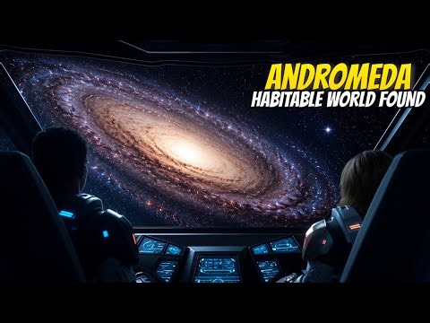 The First Human Landing in the Andromeda Galaxy