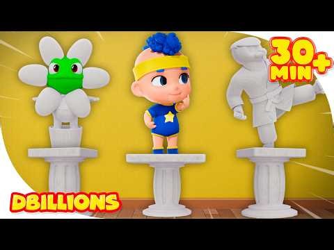 Chameleon Hide and Seek with Baby DB! | Mega Compilation | D Billions Kids Songs