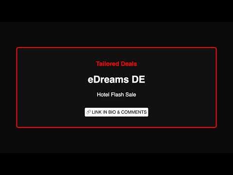 Tailored Deals | eDreams DE Best Price