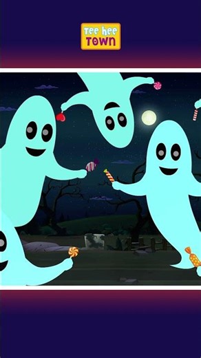 🎃 Vampire Asks Ghost, Are You Booing? 🧛‍♂️ #shorts #teeheetown #kids #spooky