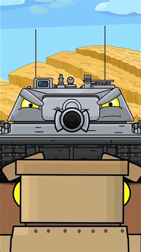 Эпическая Танковая дуэль #battle #tank #animation #homeanimations #cartoon