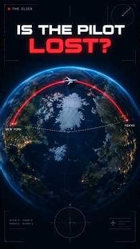 Why Planes Never Fly in a Straight Line ✈️